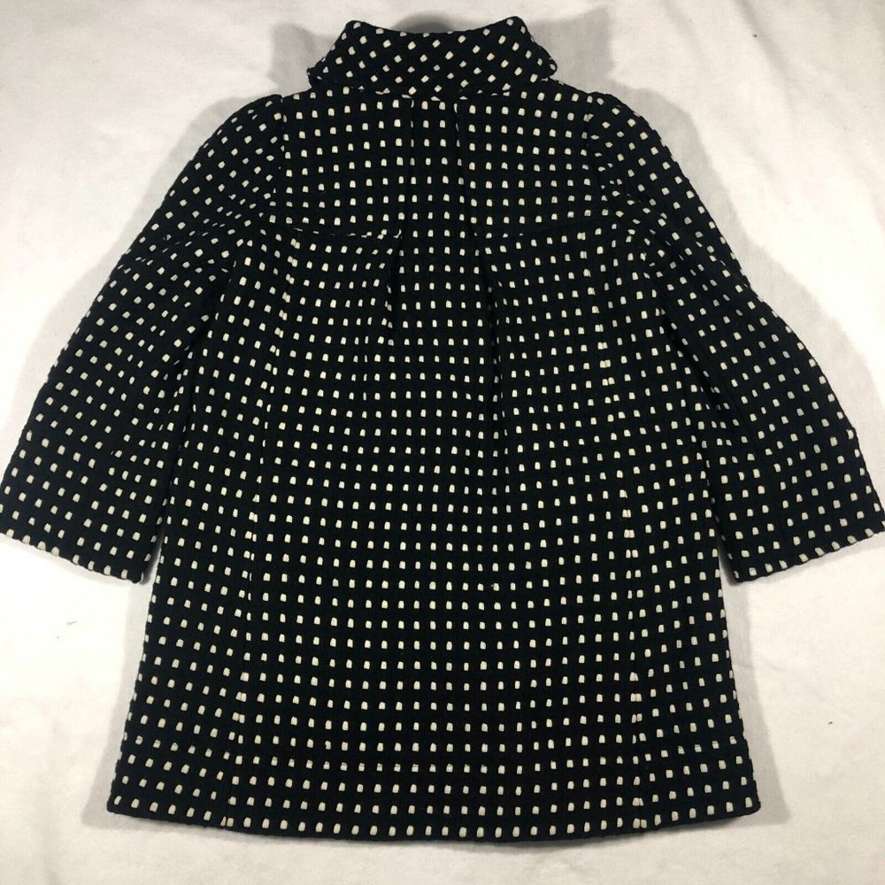 NEW Diane von Furstenberg Womens 10  Elodia Coat Jacket Black Wool #S6446377L7 - Picture 6 of 11